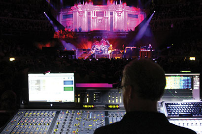 Robert Scovill at FOH for Tom Petty and the Heartbreakers