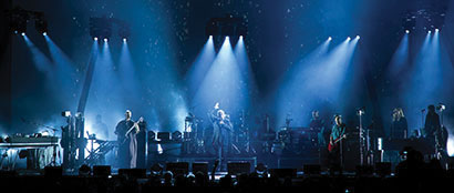 Peter Gabriel tour supported by Firehouse Productions. Photo by Jamie Pollock