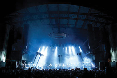 Peter Gabriel tour supported by Firehouse Productions. Photo by Jamie Pollock