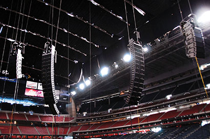 LD Systems K1/KARA and KUDO arrays at Reliant Stadium