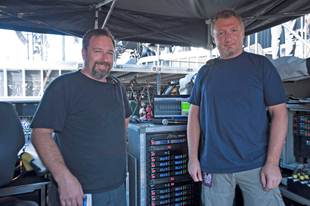 From left, Monty Carlo and Troy Milner.