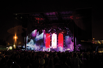 Delicate Productions provided a Martin MLA system for Train