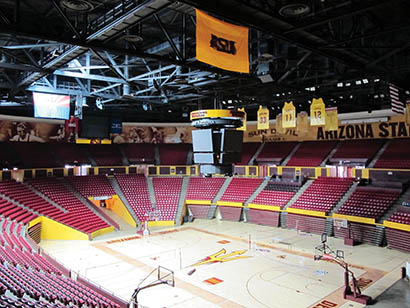 Wells Fargo Arena at Arizona State University with new gear from Danley Sound Labs