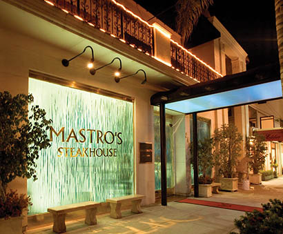 Mastros Steak House, Beverly Hills CA