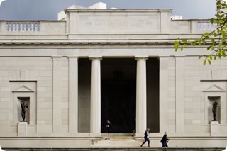 The new audio system at the Rodin Museum includes K-array KV50s, KU36s and  KT20CWs, all powered by four KA7-7s. Photos courtesy of Derrick Berry and MekaGraphics.