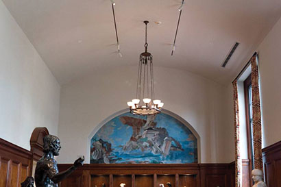 The new audio system at the Rodin Museum includes K-array KV50s, KU36s and KT20CWs, all powered by four KA7-7s. Photos courtesy of Derrick Berry and MekaGraphics.
