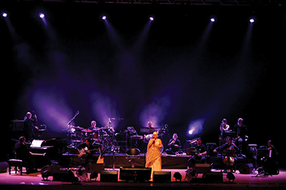 Harbiye Open Air Theater featured Turkish pop singer Sezen Aksu
