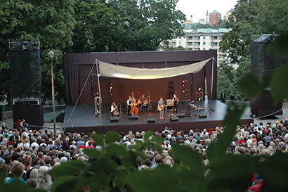 DM Audio of Stockholm, Sweden recently used a Martin Audio MLA Compact system with 12 enclosures per side at the Vitabergsparken