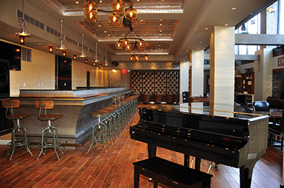 Community Professional VERIS Series gear is installed within the downstailrs restaurant and basement areas of the Z Hotel in Long Island City, NY