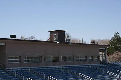 Sound & Signal Systems installed Community's R-Series all-weather loudspeakers in Ricketts Park Stadium, Farmington, NM