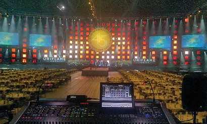 Electrosound Mixes Meyer PA for Oriflame Global Conference with Innovason Eclipse Console