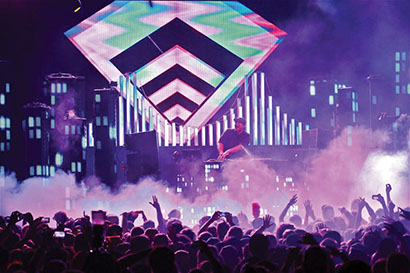 Pretty Lights Tours with Outline GTO, McCauley Sound Subs and Powersoft K Series