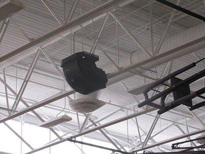 A RoomMatch RM12060 array module from Bose Professional Systems Division, recently installed at Webster City High School by Des Moines-based Electric Sound Company.