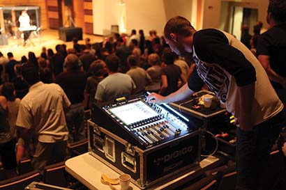 The DiGiCo SD11 in use