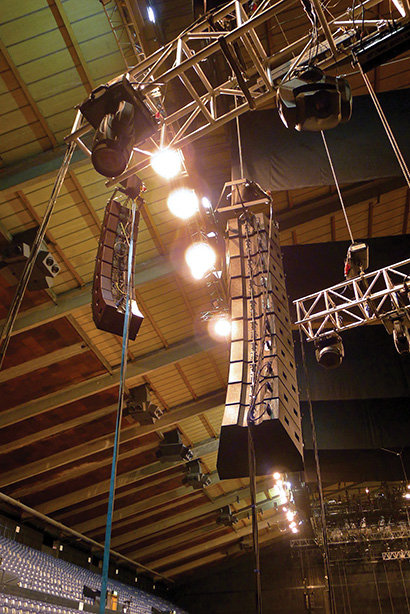 GHB Hire provided a Void Arcline 12 system for the event