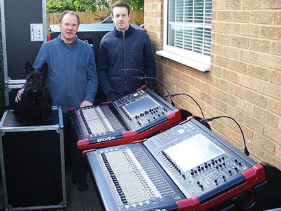 Ged and Freddie Fitzpatrick with DiGiCo SD9s