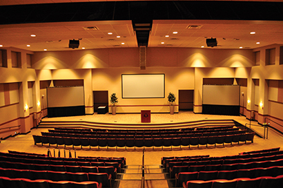 Prasco Laboratories auditorium, Mason, OH, features new Meyer Sound MINA components installed by ICON Live Technologies