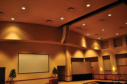 Prasco Laboratories auditorium, Mason, OH, features new Meyer Sound MINA components installed by ICON Live Technologies 