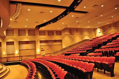 Prasco Laboratories auditorium, Mason, OH, features new Meyer Sound MINA components installed by ICON Live Technologies 