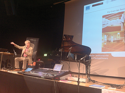 Lawo tonmeister Marcel Babazadeh led the seminar series