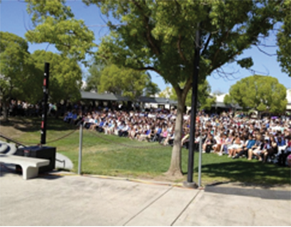PS Audio Video Uses K-array KR400S for Bernardo Heights Middle School Graduation