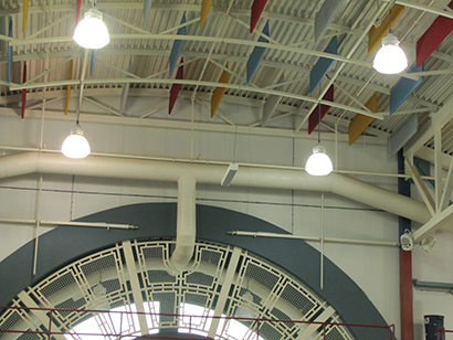 Go Audio provided a Renkus-Heinze Iconyx solution for the Cheam Leisure Centre, pictured here.