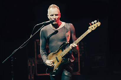 Sting tours with DPA Microphones d:facto