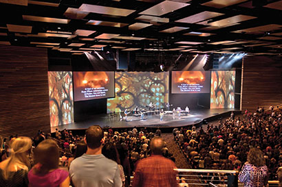 Watermark Community Church Installation Includes KUDO from L-Acoustics