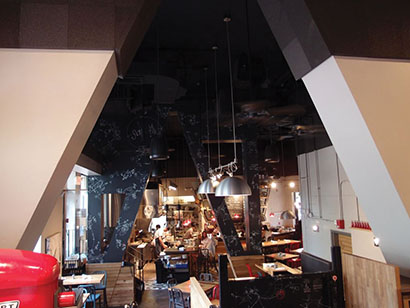 GC Pro and Harman worked together to provide sound systems for three restaurants in the Boston area. Pictured here, The Salty Pig.