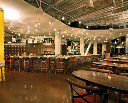 GC Pro and Harman worked together to provide sound systems for three restaurants in the Boston area. Pictured here, Trade.
