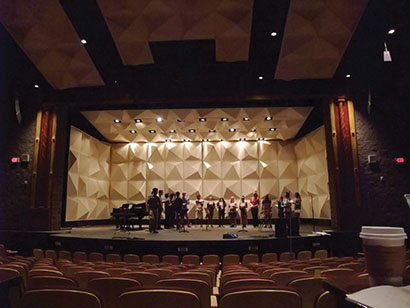 The 400-seat Denney Theater at the High School for the Performing and Visual Arts (HSPVA) in Houston installed the first Yamaha AFC3 System
