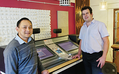From left, David Kan and Nick Fletcher