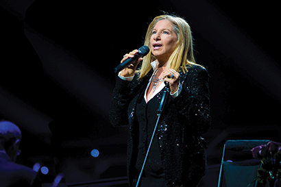 Barbra Streisand tour photo by Jeff Fusco-Getty Images