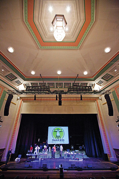 Stage Electrics recent installed Halo Compact speakers at the 750-seat Great Hall within the Queen’s Building/People’s Palace.