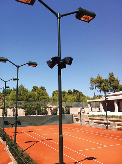 A.B.A.S. Installs Community Professional Gear at Tennis Court Complex in Greece