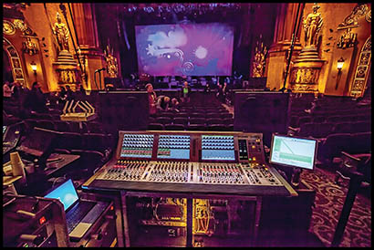 The Allmann Brothers returned to the Beacon Theatre in NYC recently for an 11-show run. Clair Global provided two Studer Vista 5 SR digital consoles for FOH and monitor mixing. Photo Credit: Derek McCabe (www.derekmccabe.com)
