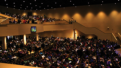 First Baptist Church - Broad in Memphis installed a d&b audiotechnik sound system. Image by EventMultimedia