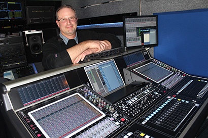 Hi-Tech Audio’s Louis Adamo with DiGiCo SD5