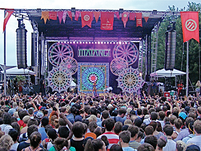 M.I.A. performs at Chicago's Pitchfork festival with Gand-supplied Yamaha and NEXO gear
