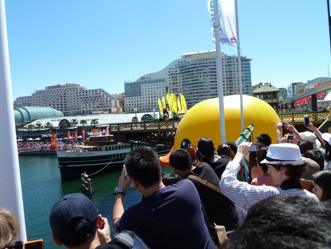 Transmitting stage on the moving part of Pyrmont Bridge