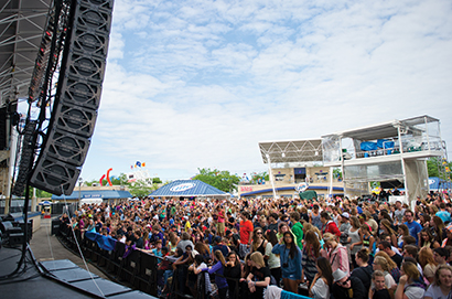 Featured acts and genres at the 15,000-capacity venue ranged from Diplo (EDM), Dropkick Murphys (Celtic punk) and Imagine Dragons (rock) to Leann Rimes (country) and Nelly (rap). 