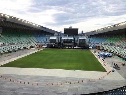 Nagai Stadium in Osaka, one of the venues for which Hibino will be able to provide full MLA coverage without the use of delays.