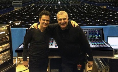 Photo Caption: Donny Osmond (left) and Lucas “Rico” Corrubia