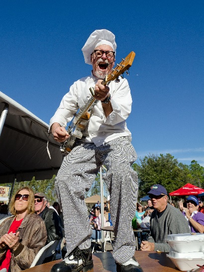 Slide guitarist vocalist Bill ‘Sauce Boss’ Wharton’s