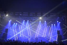 Flashline gear also supported Two Door Cinema Club on the Tent Stage at the Zurich Open Air Festival 