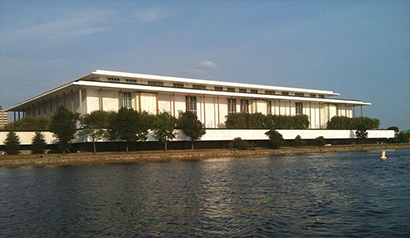 Kennedy Center photo from Wikipedia/Creative Commons