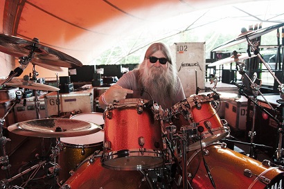 DPA dvote_Metallica_Big Mick at Lars Ulrichs drums