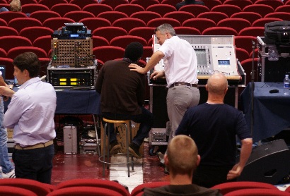 CDC Eight FOH at the Pala Banco di Brecia 2