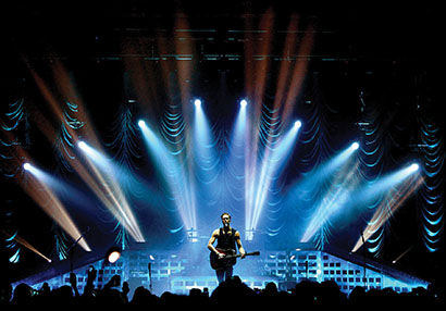 Lawson performs
