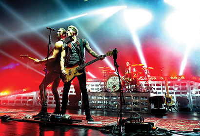 Lawson performs